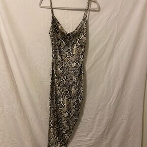 Forever 21 Monochrome Animal Print Dress
